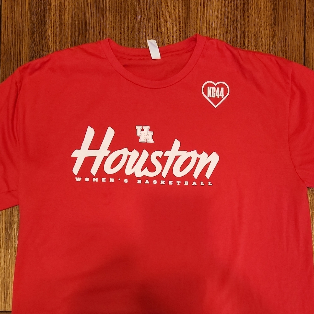 Houston Women's Basketball Red T-Shirt